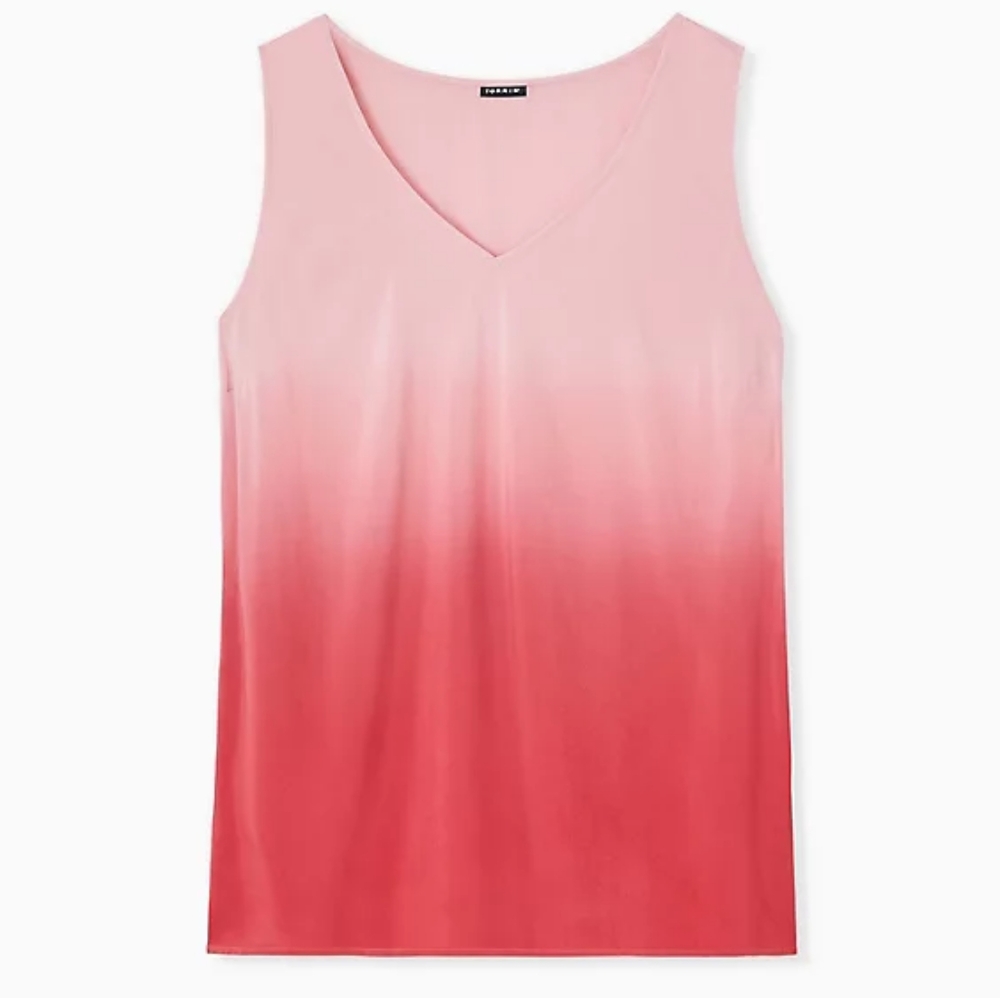 Torrid Size 1 Dip Dye Challis Top